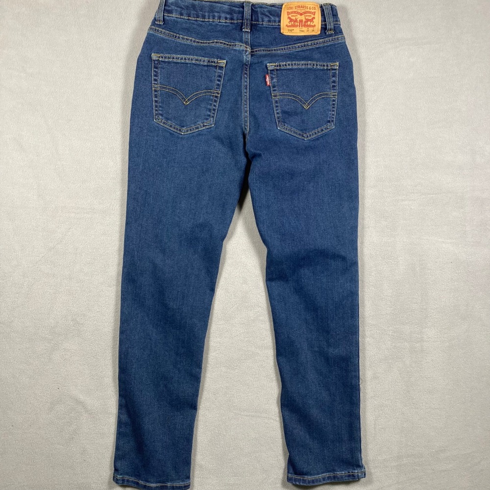 Levi's Jeans Boys 14 Regular Blue Skinny 510 Medium Wash - Picture 7 of 9